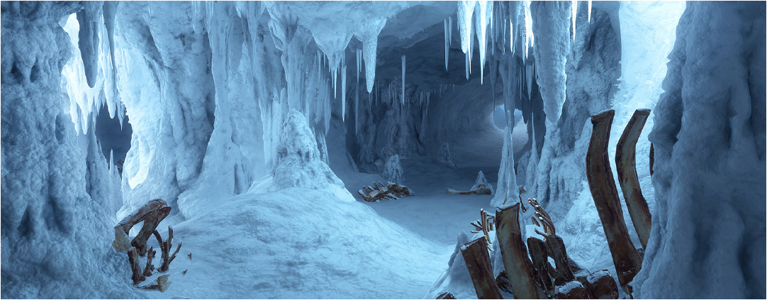 The Wampa cave in Hoth